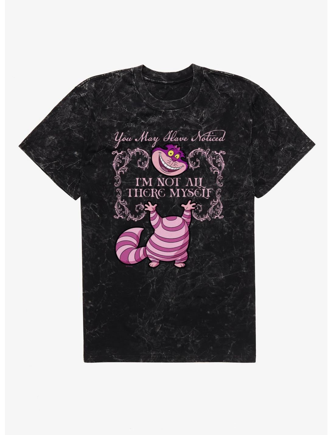 Disney Alice In Wonderland Notice Cat Is Not All Here Cheshire Mineral Wash T-Shirt