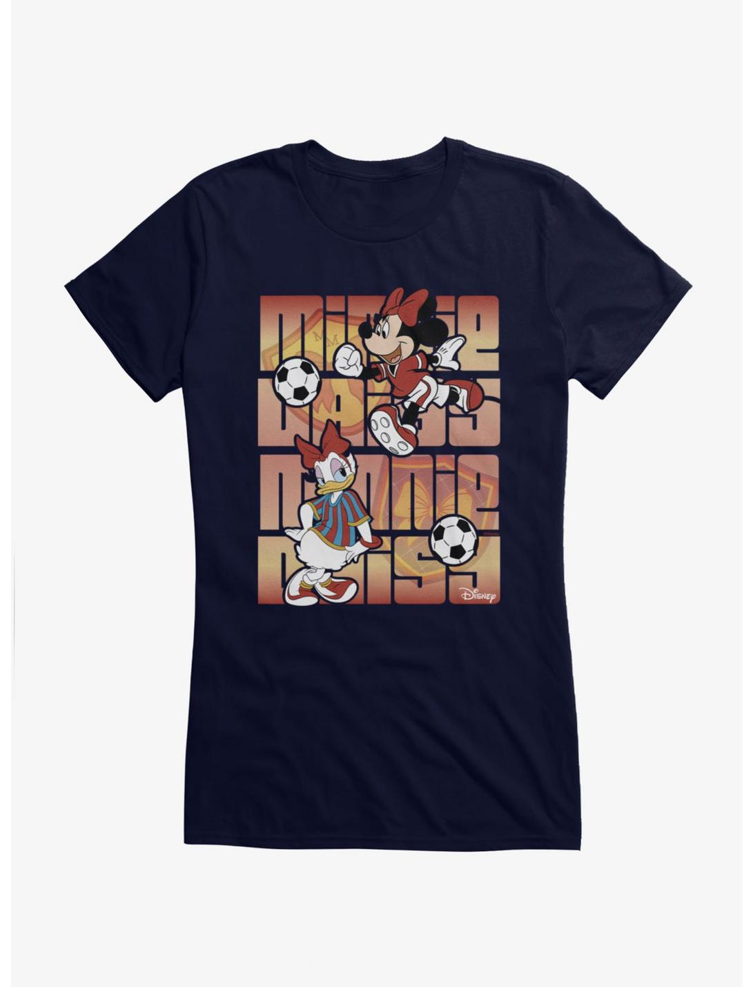 Disney Mickey And Friends Minnie And Daisy Soccer Team Girls T-Shirt
