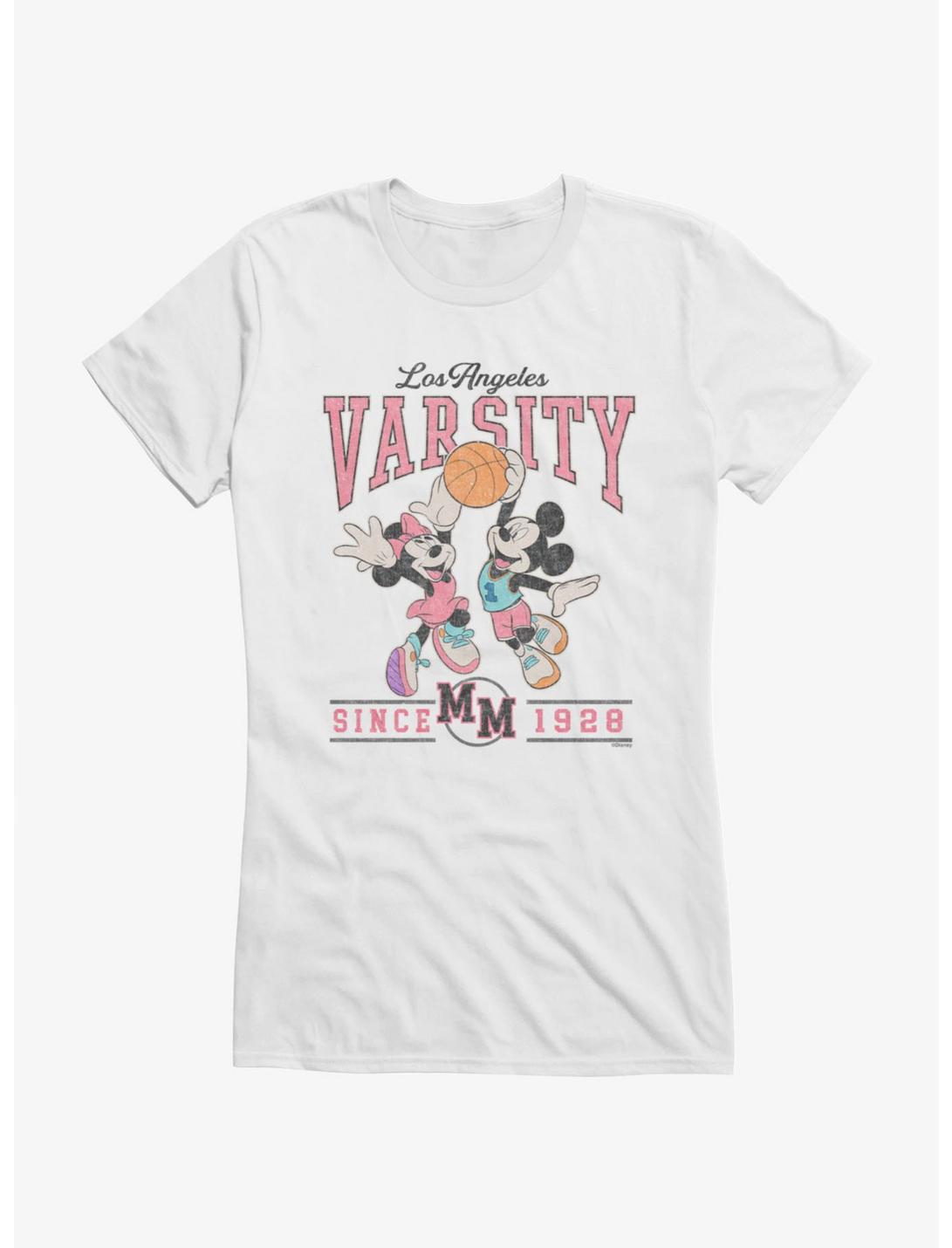T-shirt Fille Disney Mickey et ses Amis Los Angeles Varsity Basketball