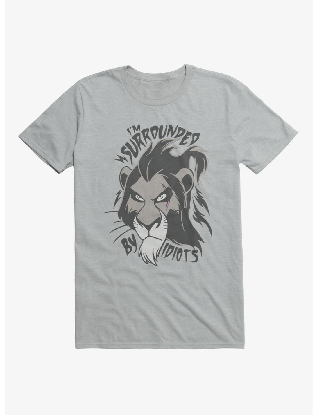 Disney The Lion King Surrounded By Idiots Scar Face T-Shirt