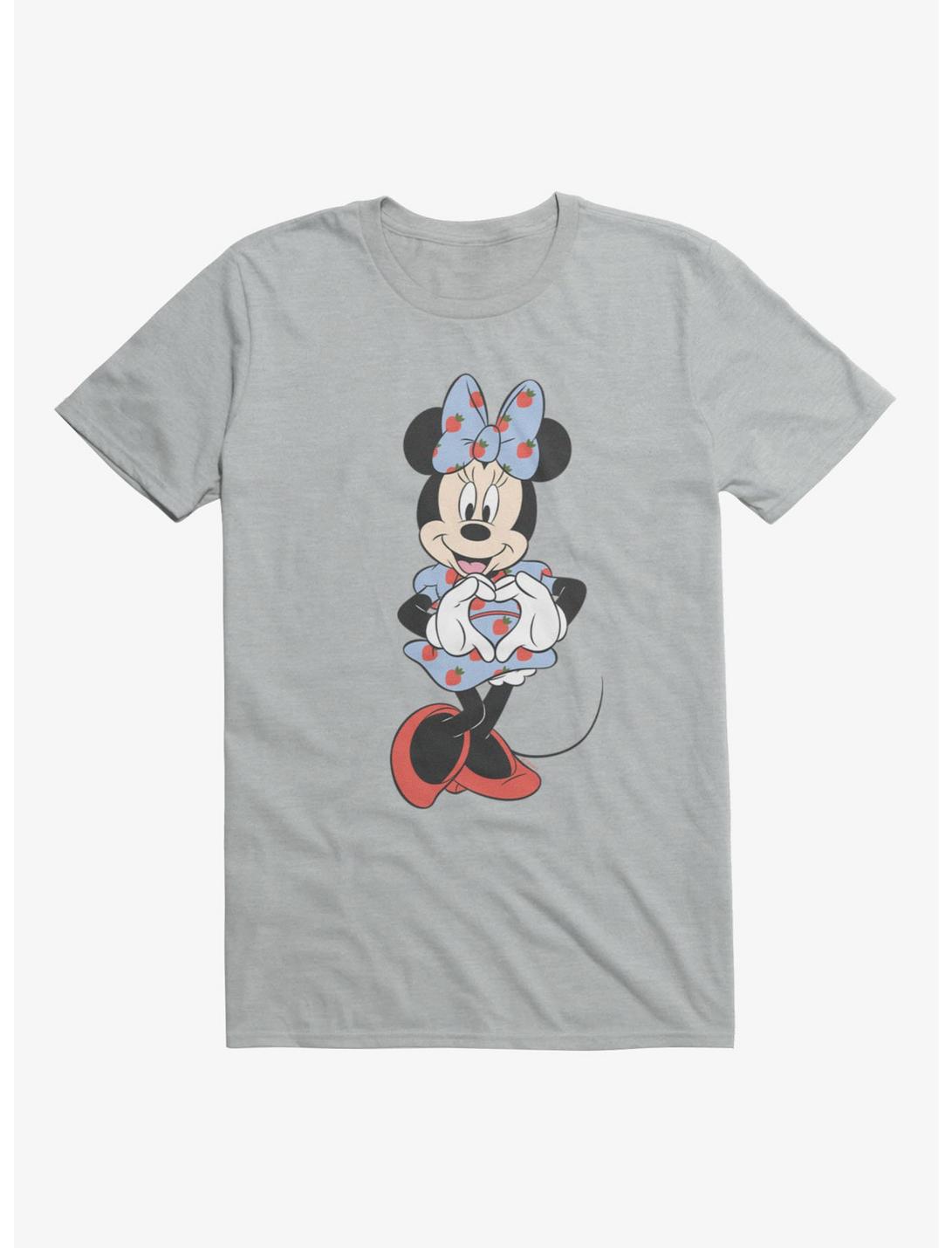 Disney Minnie Mouse Hand Heart Strawberry Dress T-Shirt