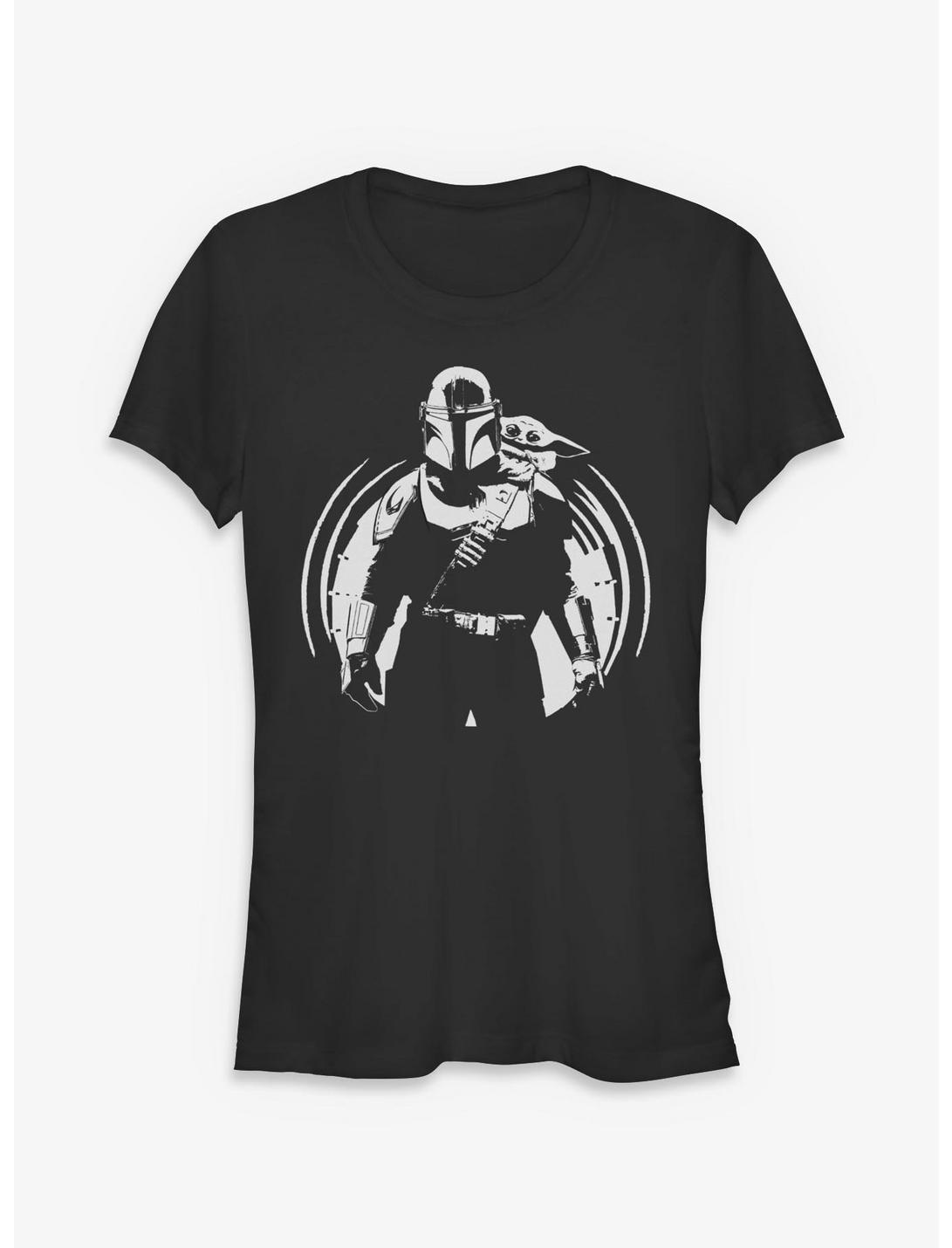 Star Wars The Mandalorian & Grogu Circle Girls T-Shirt