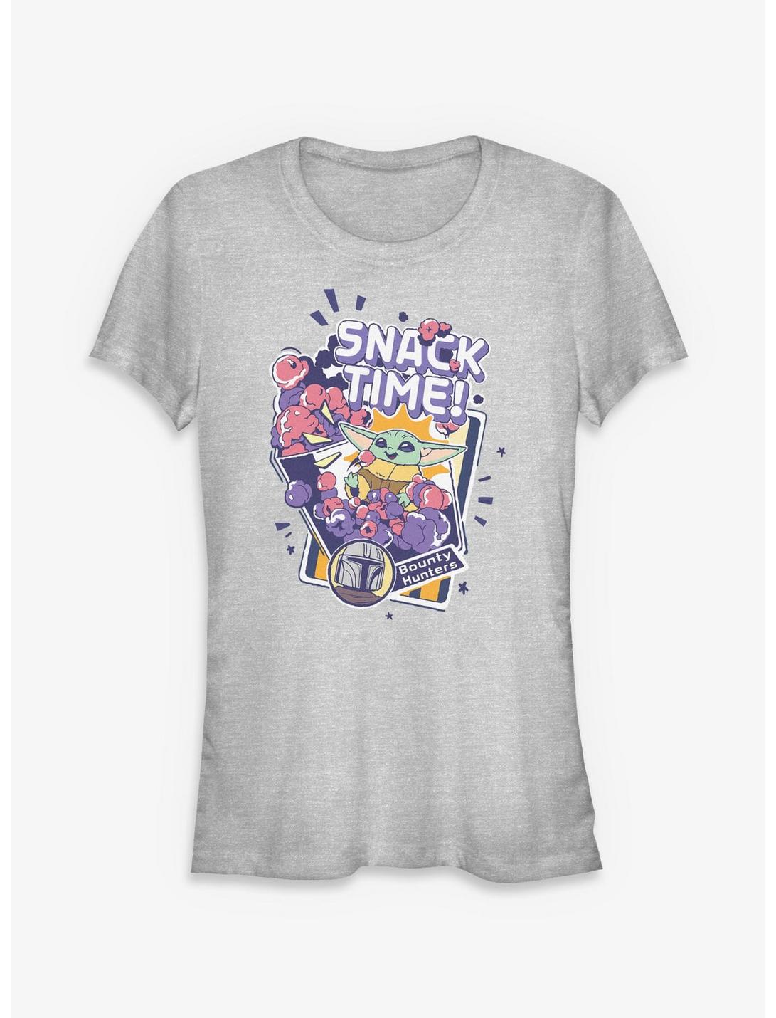 Star Wars The Mandalorian & Grogu Snack Time Hunters Girls T-Shirt