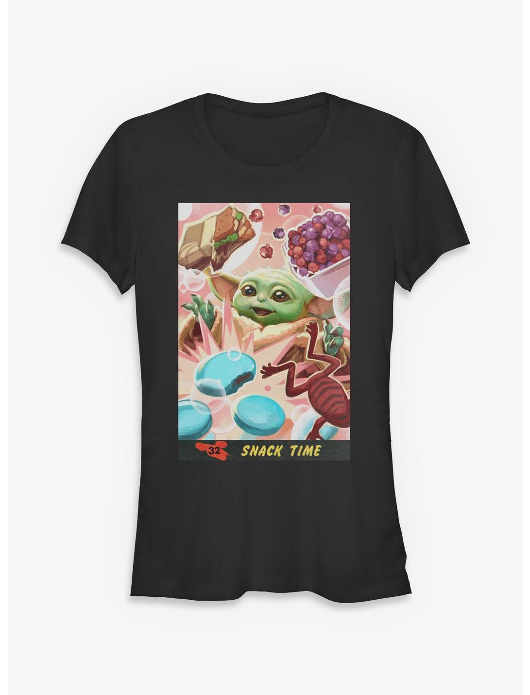 Star Wars The Mandalorian & Grogu Snack Time Girls T-Shirt