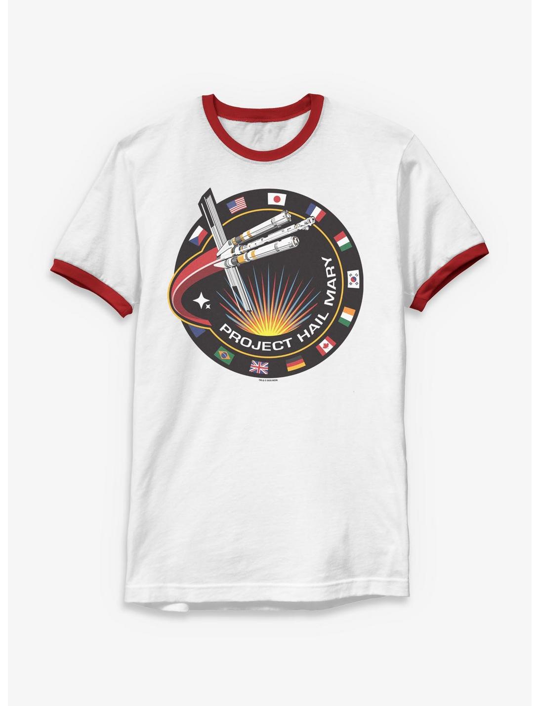 T-shirt Ringer Projet Hail Mary Écusson