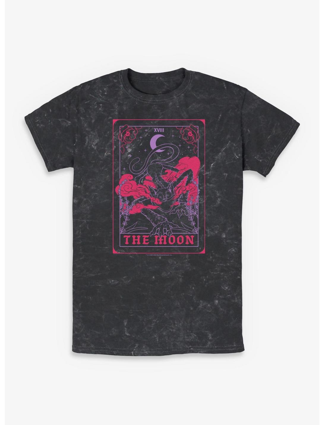 T-shirt Poppy Playtime Catnap The Moon Tarot délavé aux minéraux