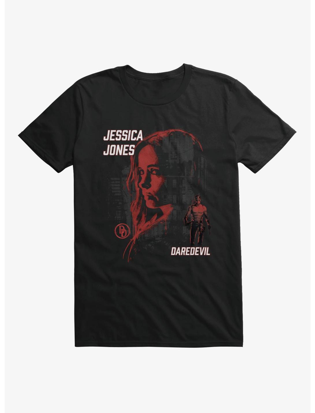 T-shirt Marvel Daredevil Born Again Jessica Jones te regarde