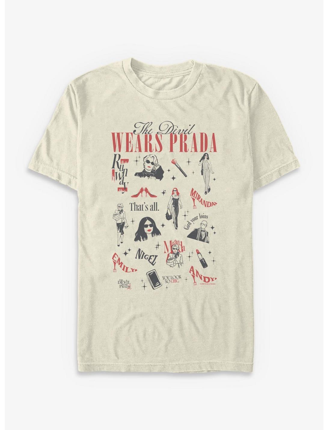 The Devil Wears Prada 2 Fashion Collage Garment Dye T-Shirt