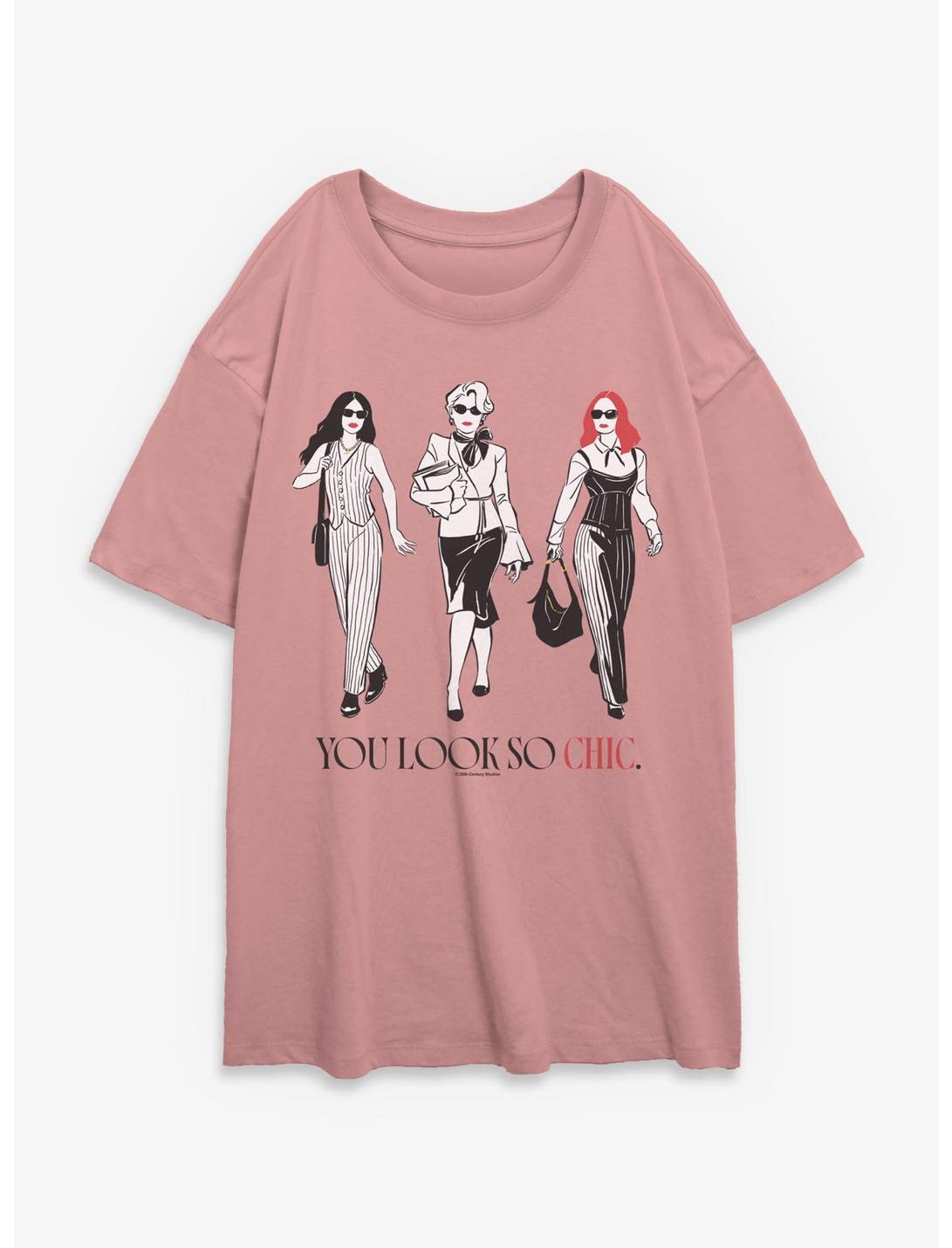 T-shirt surdimensionné Le Diable S'habille en Prada 2, filles chics