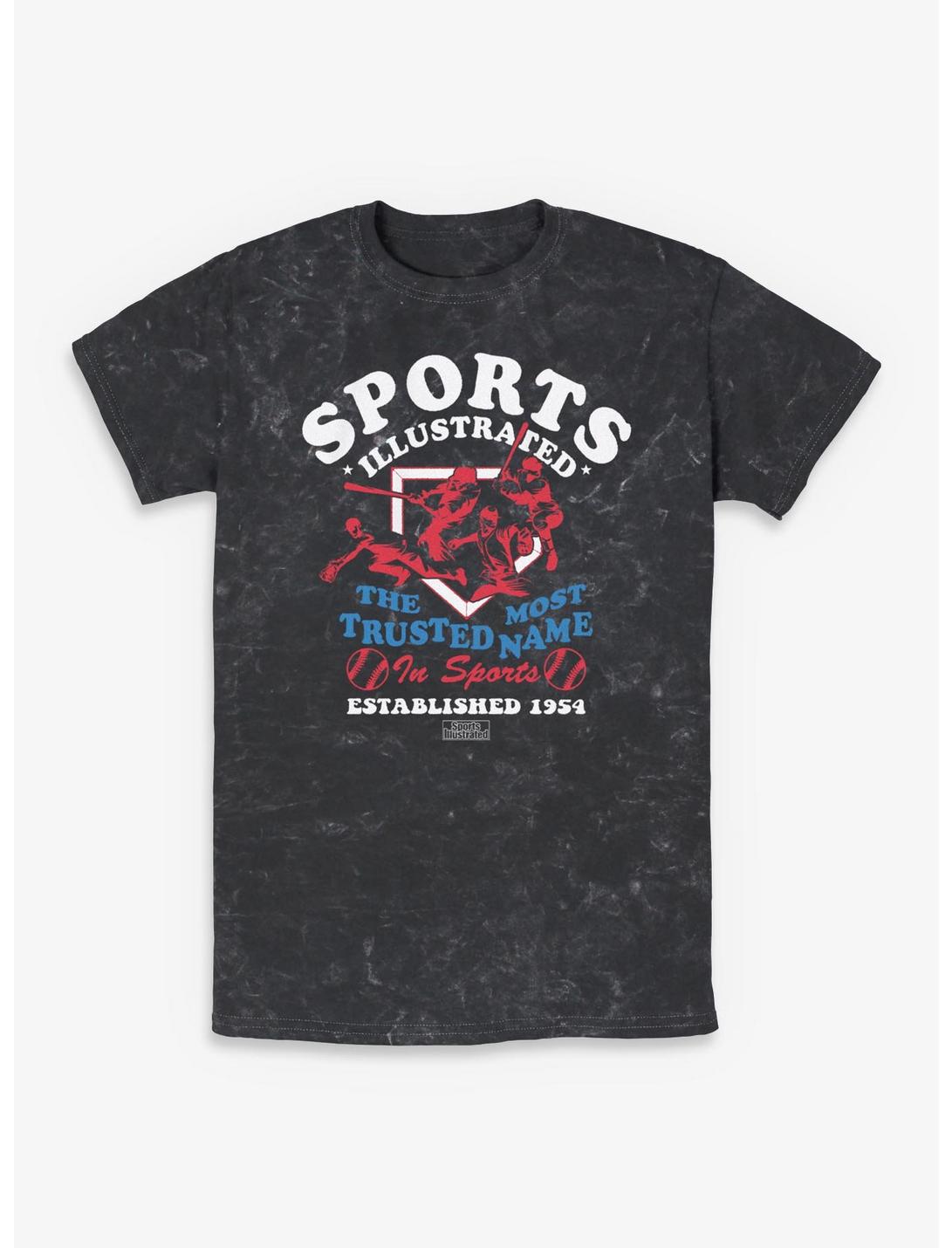 Sports Illustrated Most Trusted Name In Sports Baseball Mineral Wash T-Shirt