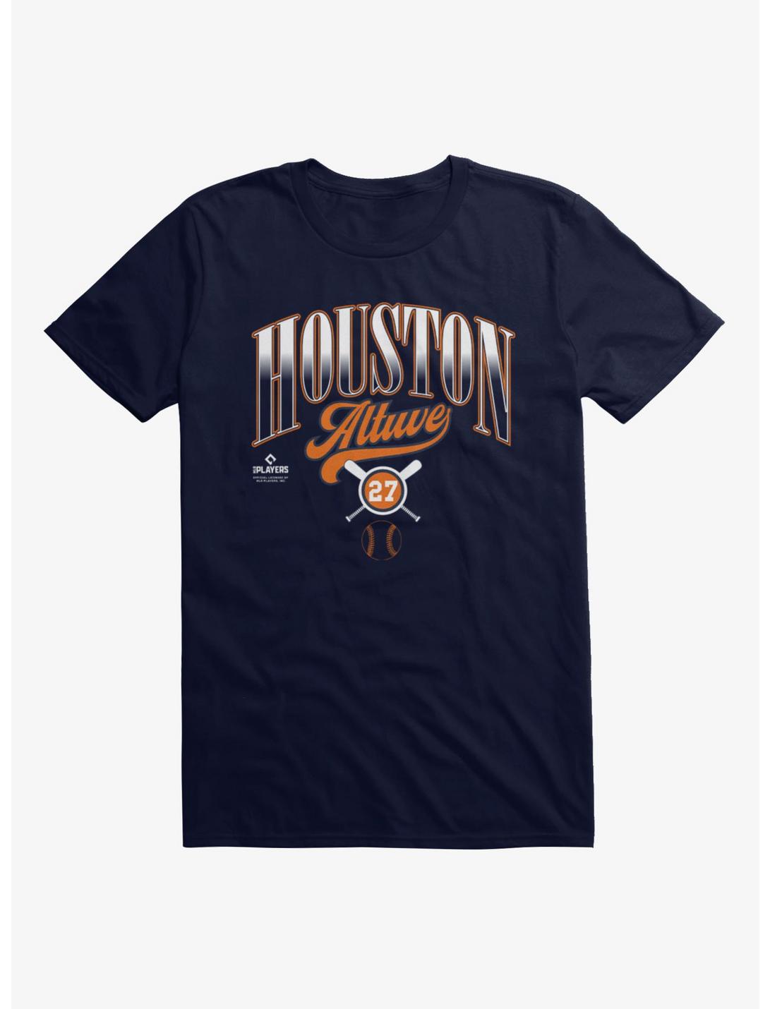 MLB Jose Altuve Houston Bats Crossed T-Shirt
