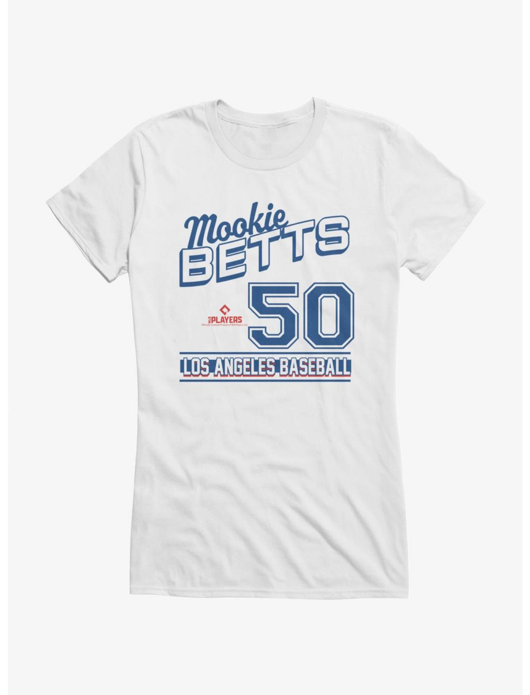 MLB Mookie Betts LA Baseball Stripes Girls T-Shirt