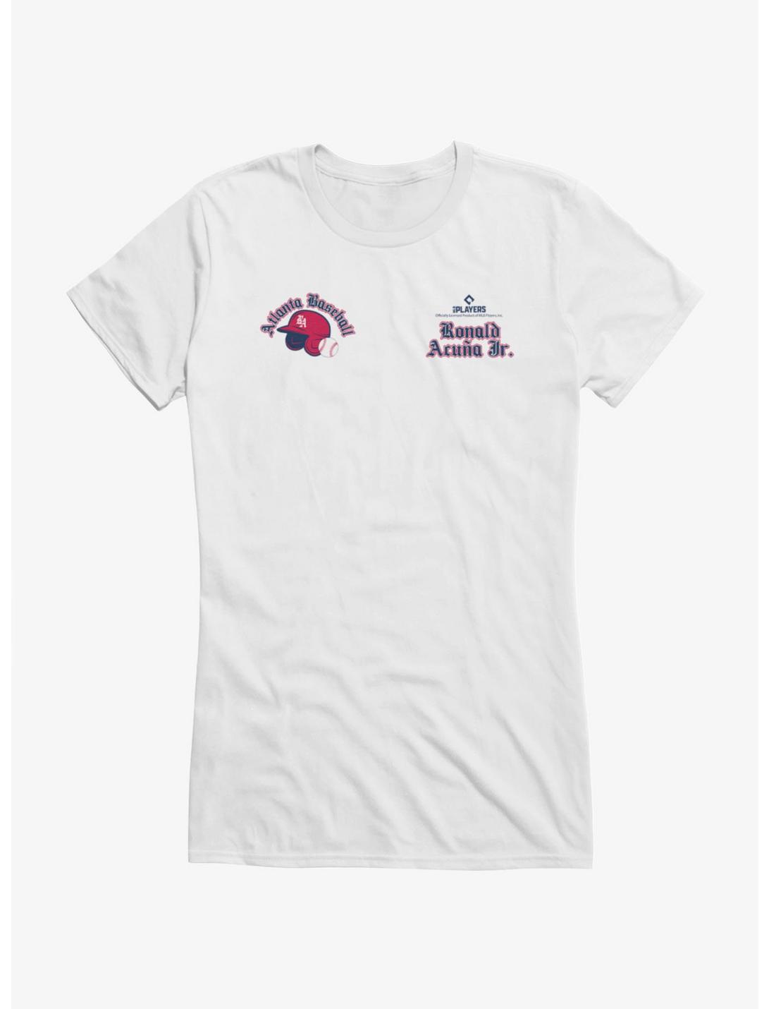 T-shirt MLB Ronald Acuna Jr. Atlanta Helmet Girls