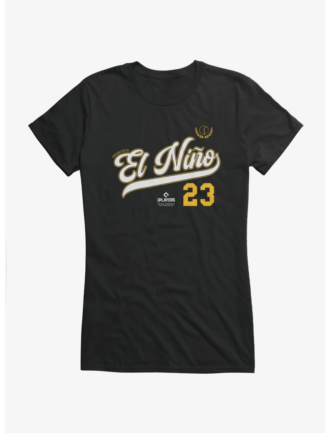 MLB Fernando Tatis Jr. El Nino Rising Swoosh Girls T-Shirt