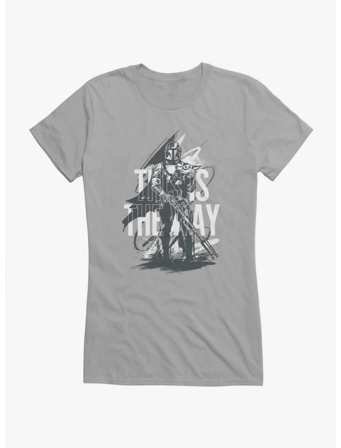 Star Wars The Mandalorian And Grogu This Is The Way Sketch Girls T-Shirt