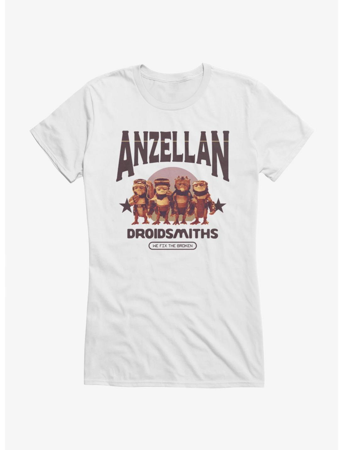 Star Wars The Mandalorian And Grogu Anzellan Droidsmith We Fix The Broken Girls T-Shirt