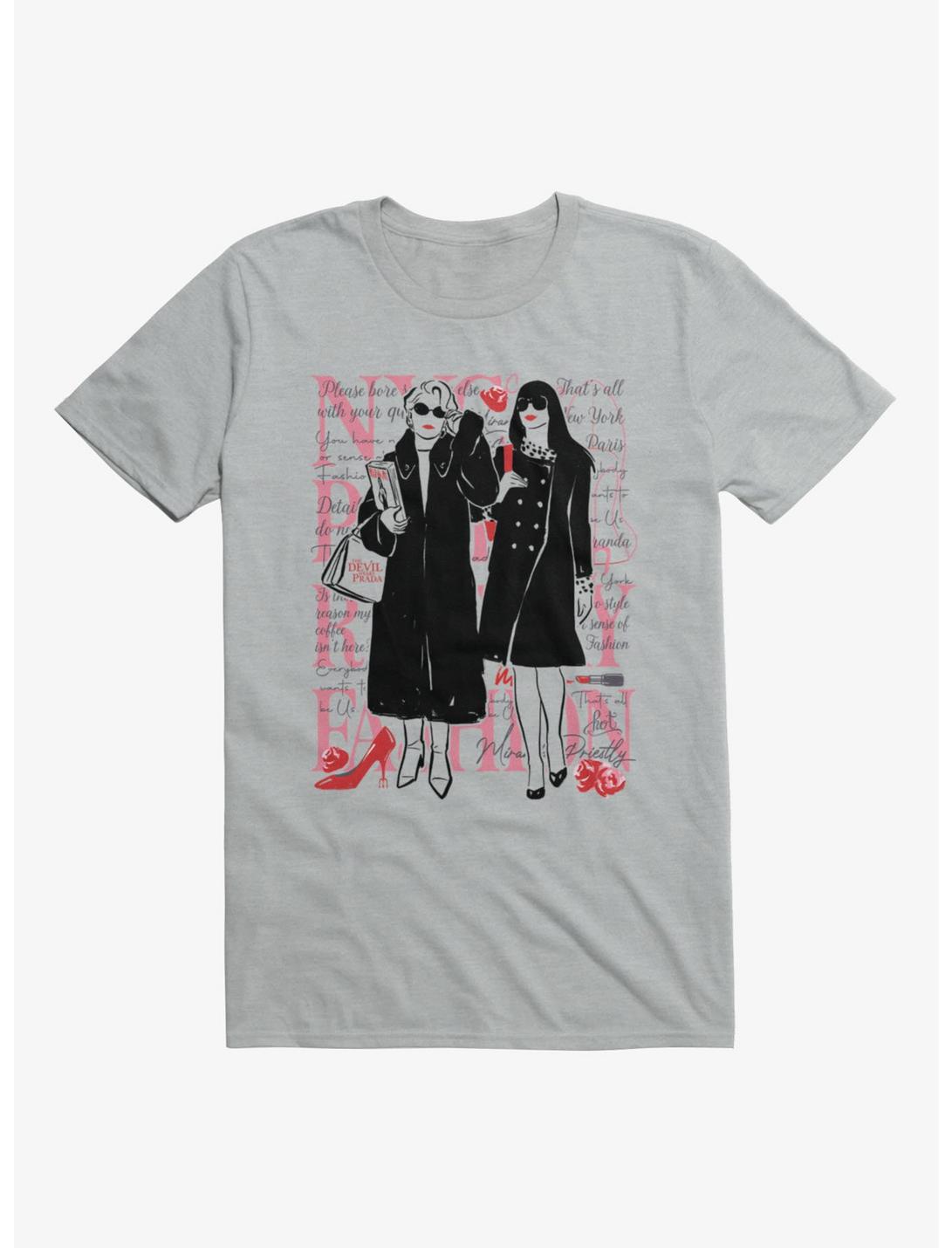 The Devil Wears Prada Silhouettes And Quotes T-Shirt