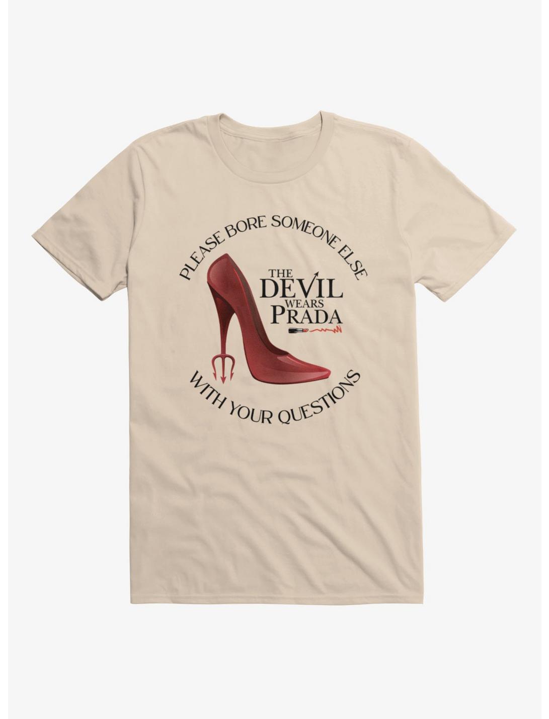 The Devil Wears Prada Boring Questions Red Shoe T-Shirt