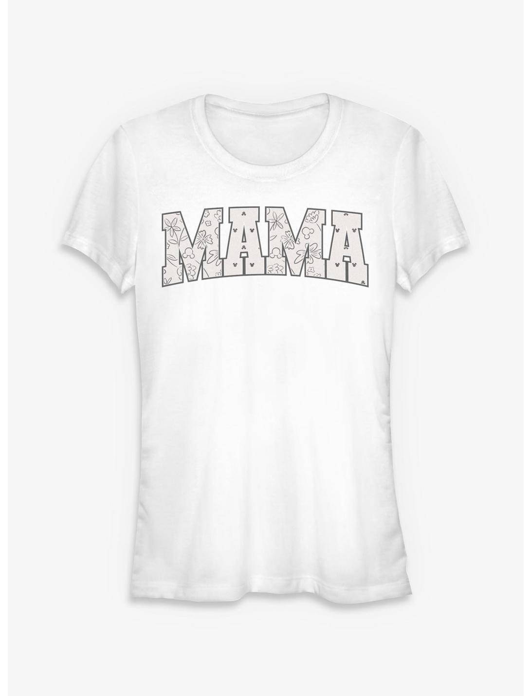 Disney Mickey Mouse Mama Patterns Collegiate Girls T-Shirt