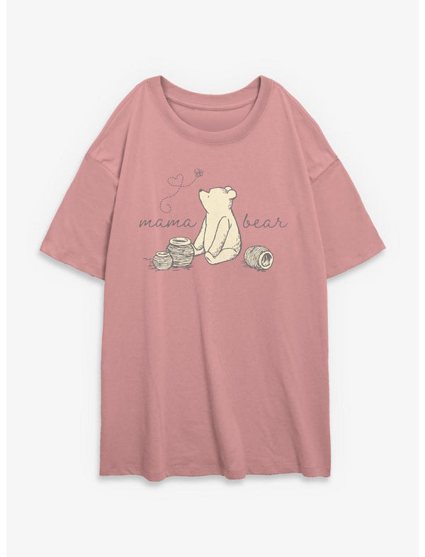 Disney Winnie The Pooh Mama Bear Girls Oversized T-Shirt
