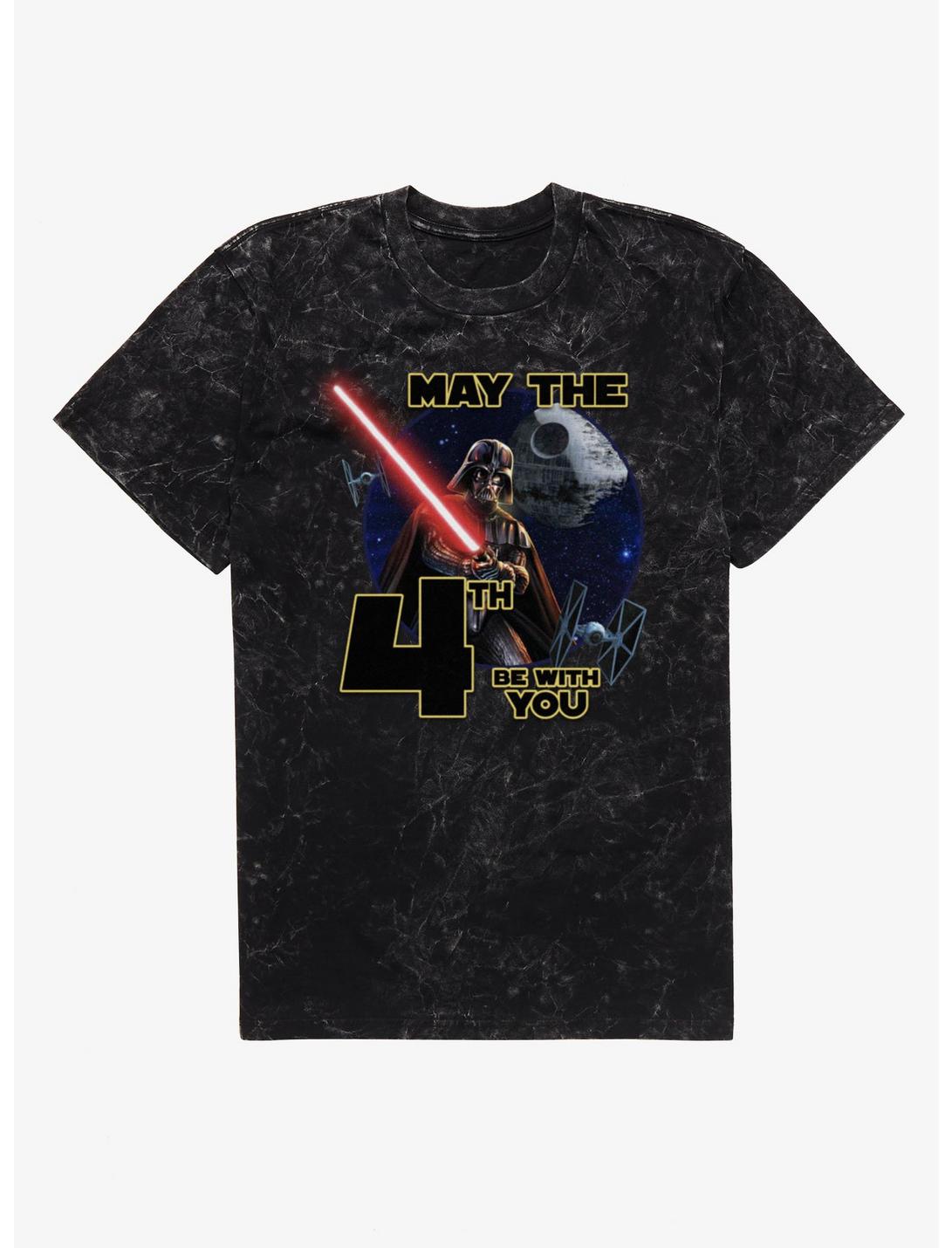 Star Wars May The 4th Be With You Darth Vader Mineral Wash T-Shirt