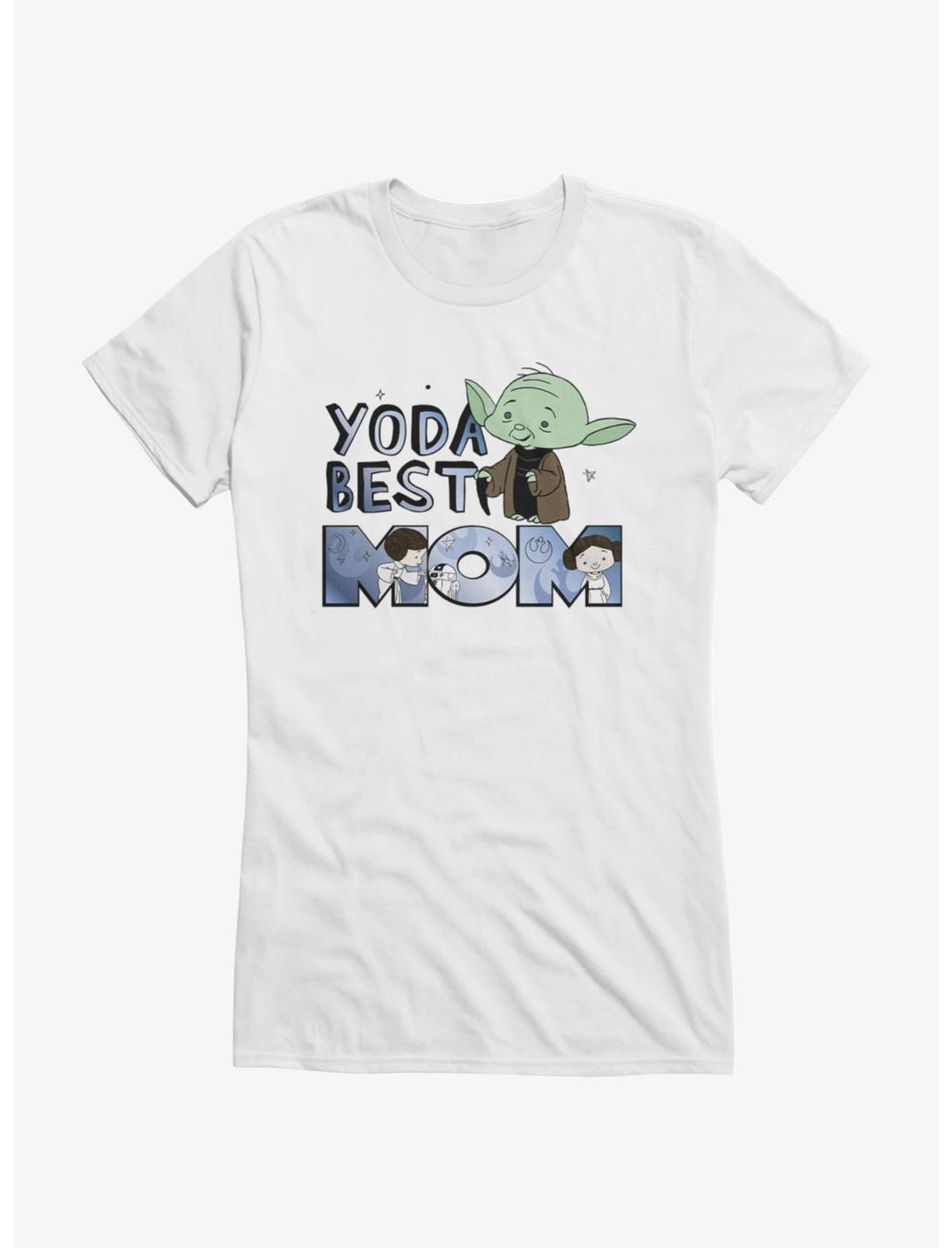 Star Wars Yoda Best Mom Cartoon Girls T-Shirt