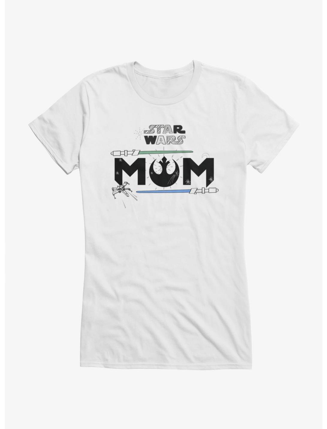 Star Wars Mom Jedi Lightsabers Girls T-Shirt