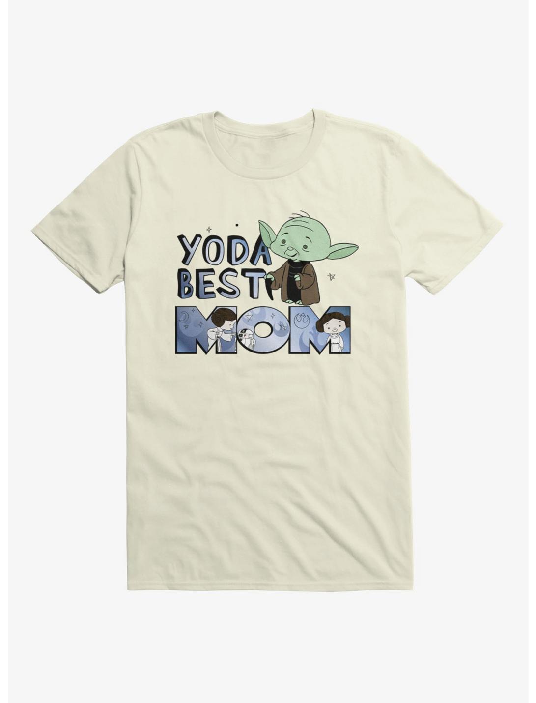Star Wars Yoda Best Mom Cartoon T-Shirt