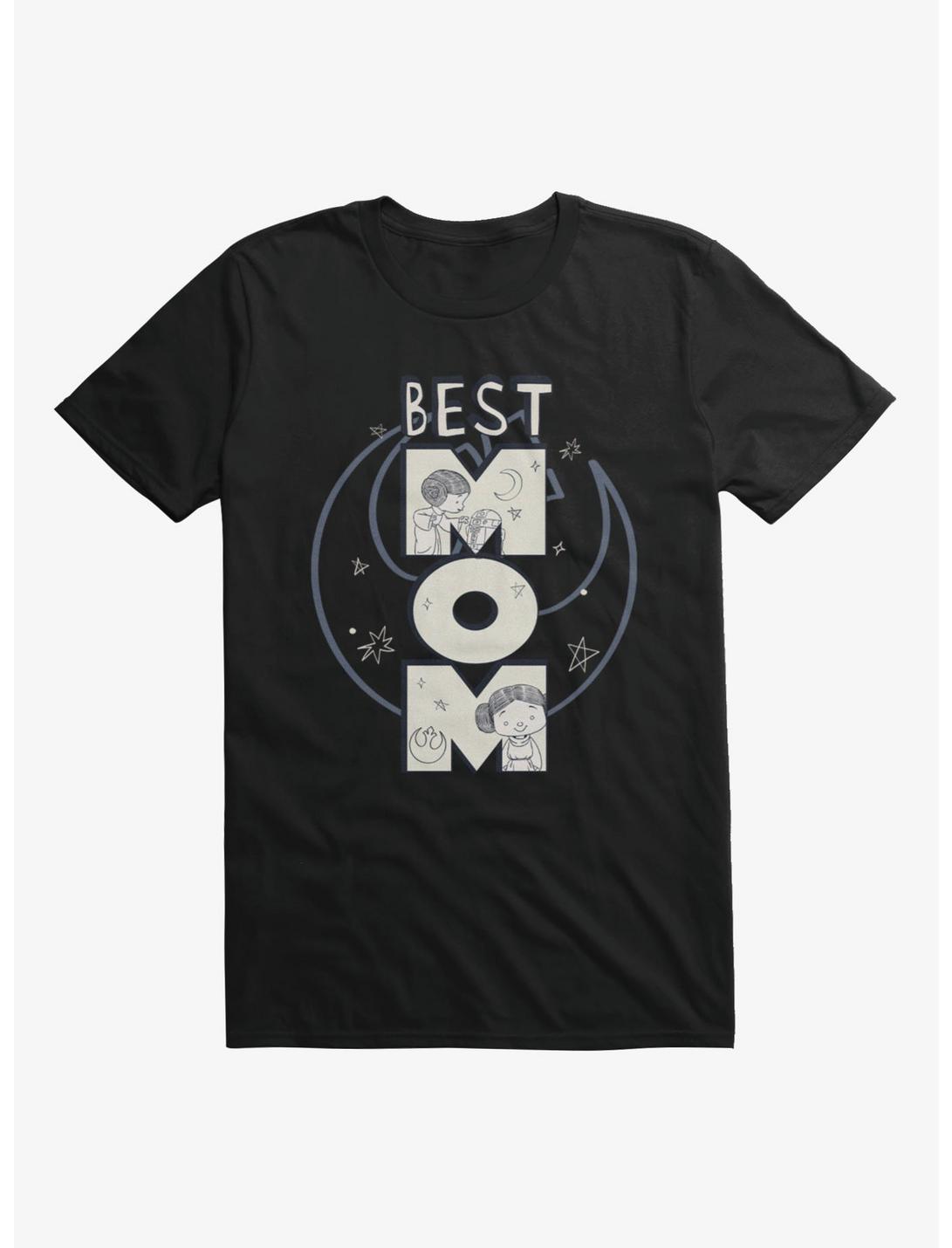 Star Wars Best Mom Leia Rebel T-Shirt