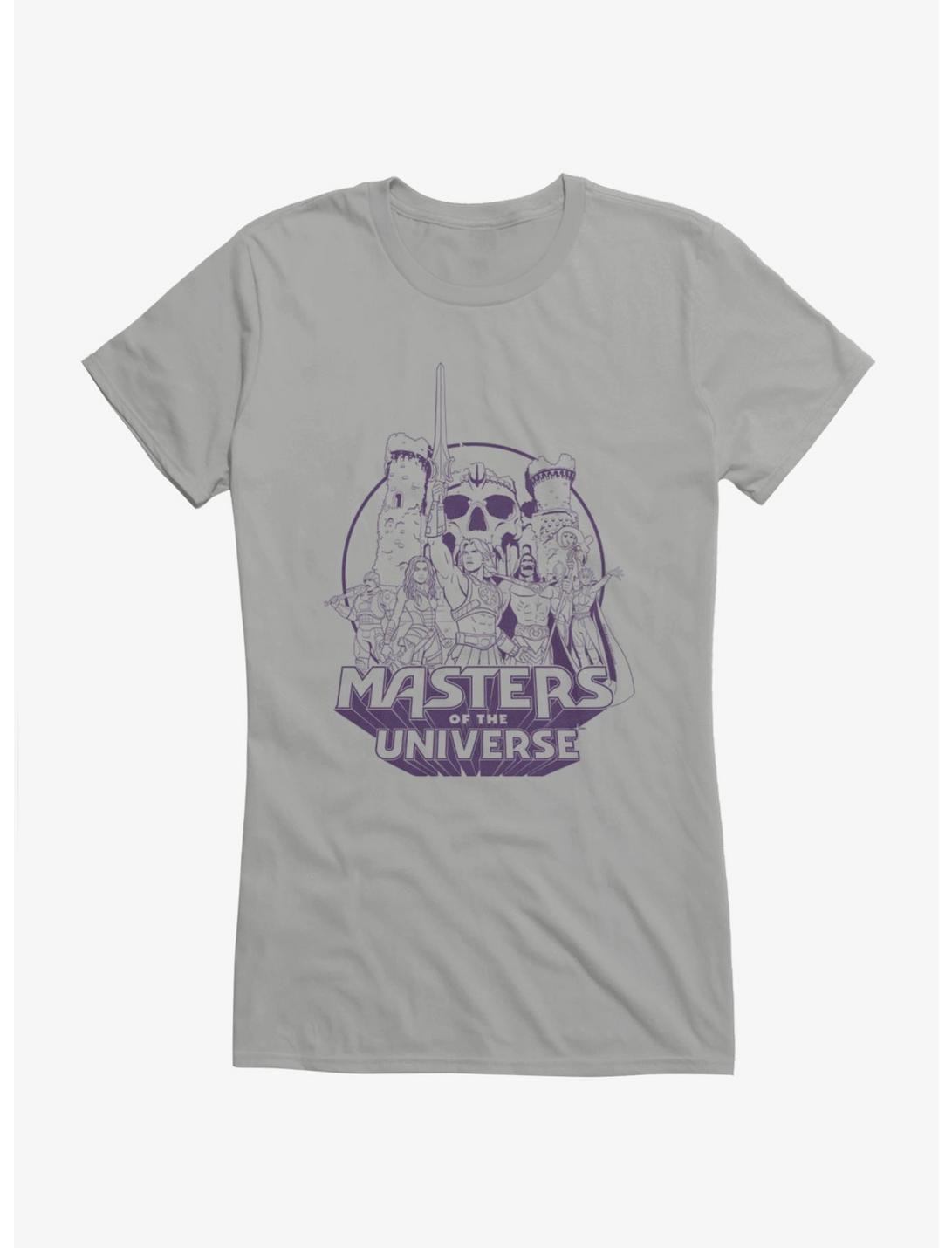 Masters Of The Universe Animated Purple Groupshot Girls T-Shirt