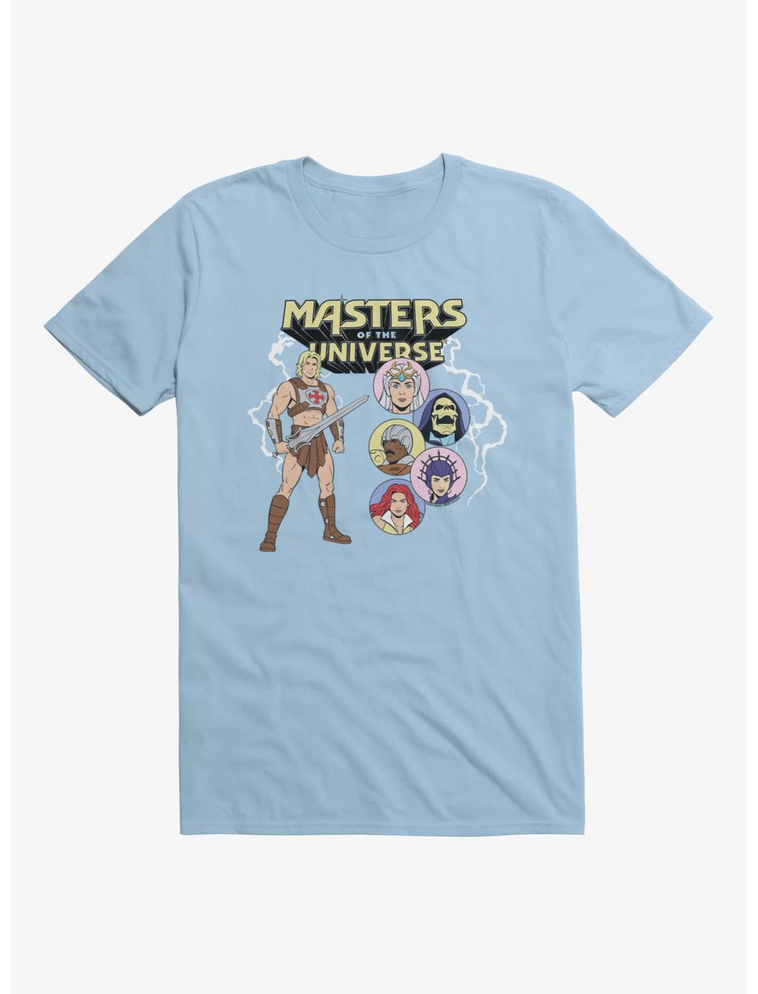 Masters Of The Universe He-Man With Character Bubbles T-Shirt