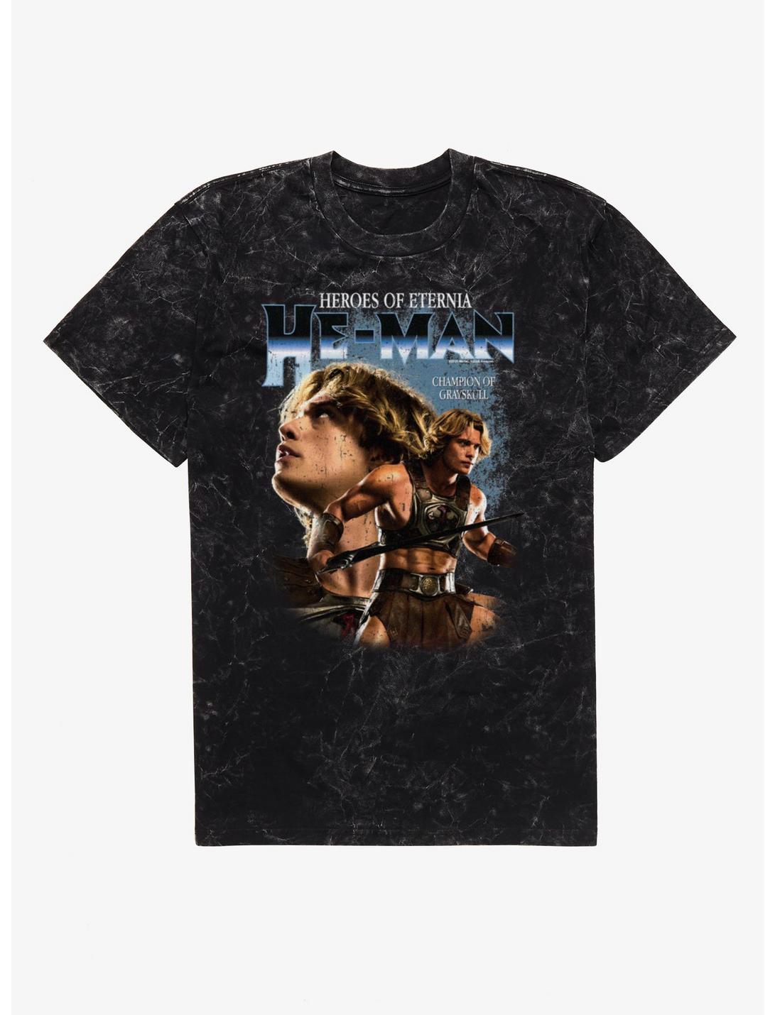 Masters Of The Universe He-Man Champion Of Grayskull Mineral Wash T-Shirt