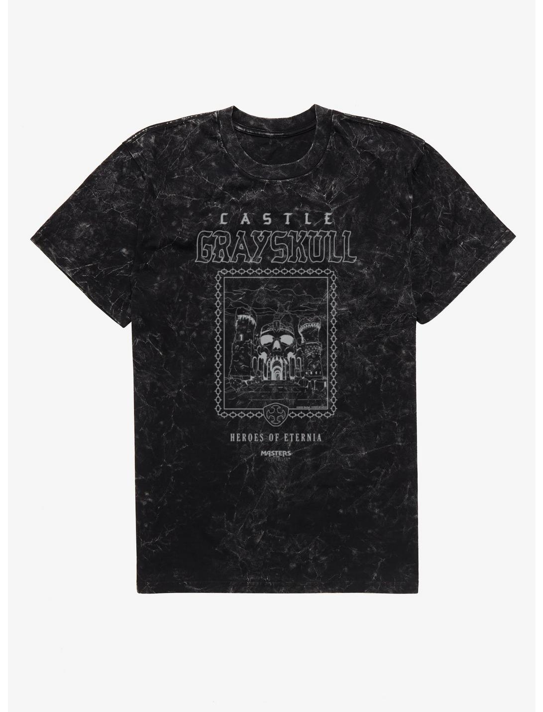 Masters Of The Universe Castle Grayskull Goth Mineral Wash T-Shirt