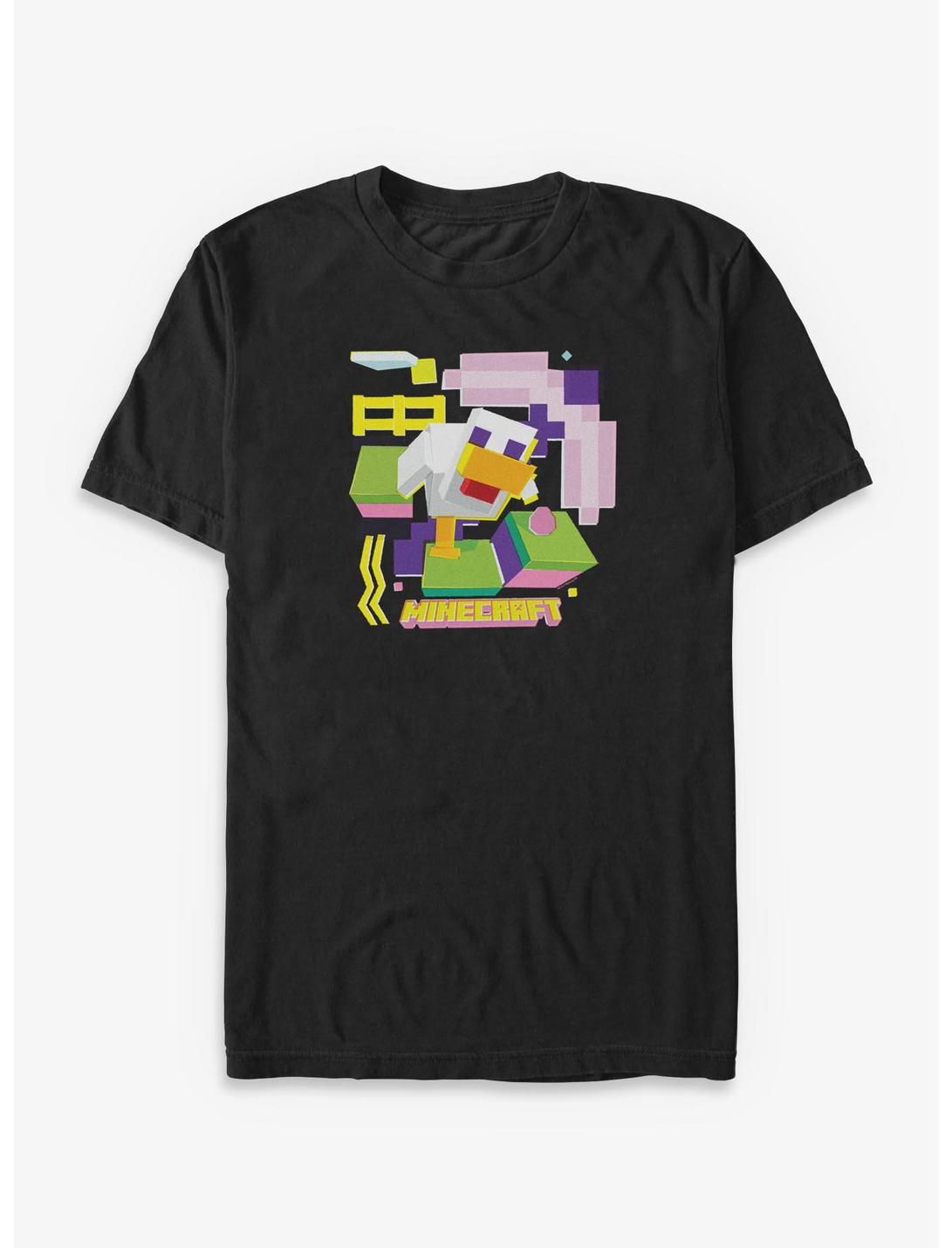 T-shirt grand et large Minecraft Chicken