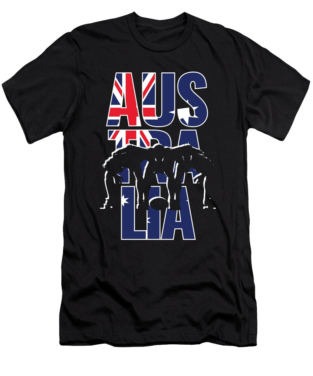 4 Australia Rugby 2019 Fans Kit for Australian Supporters Players Coaches and Rugger Football Lovers Martin Hicks T-Shirt