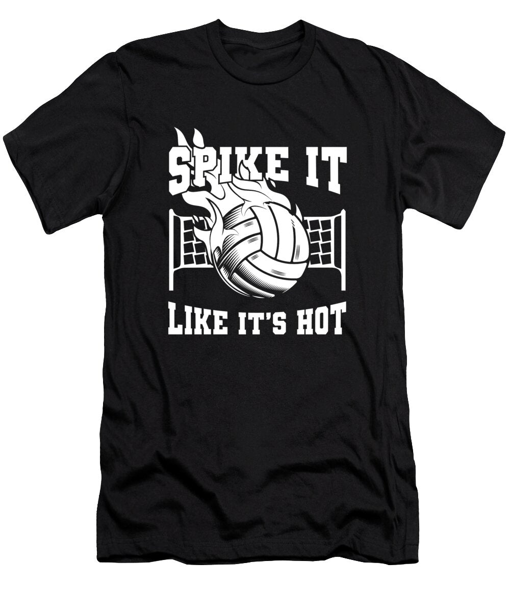4 Beach Volleyball Vball Volleyball Crazy Squirrel T-Shirt