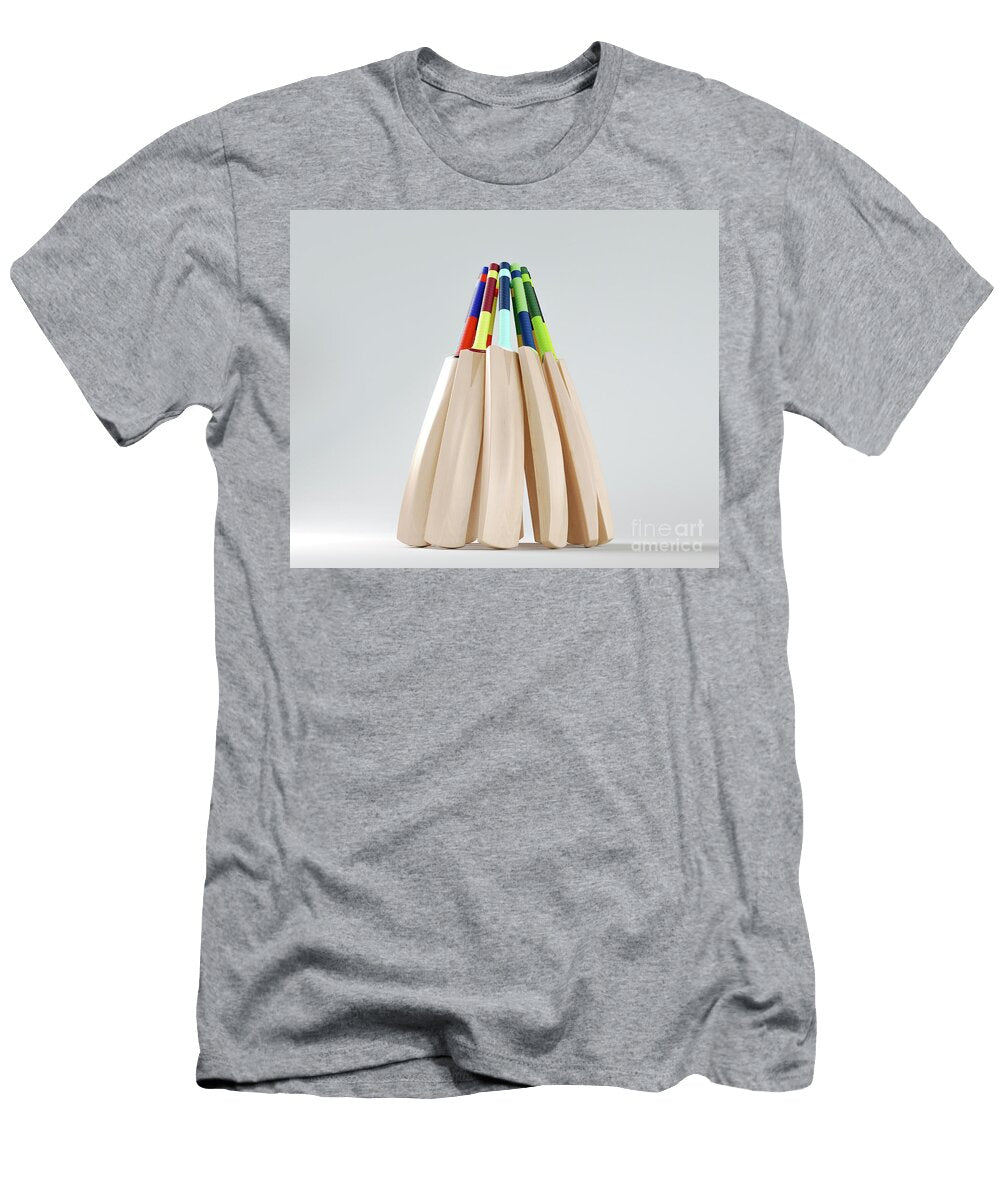 4 Circular Array of Cricket Bats Allan Swart T-Shirt