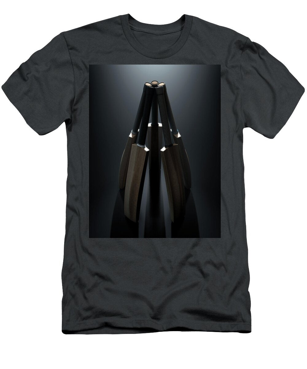 4 Cricket Back Circle Dramatic Allan Swart T-Shirt