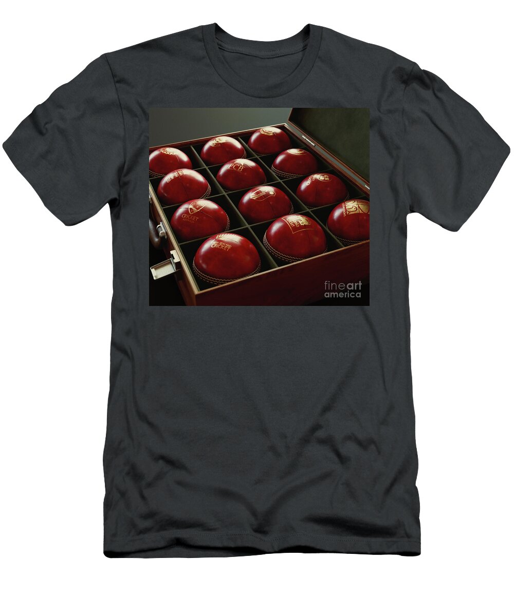 4 Cricket Balls in Display Box Allan Swart T-Shirt