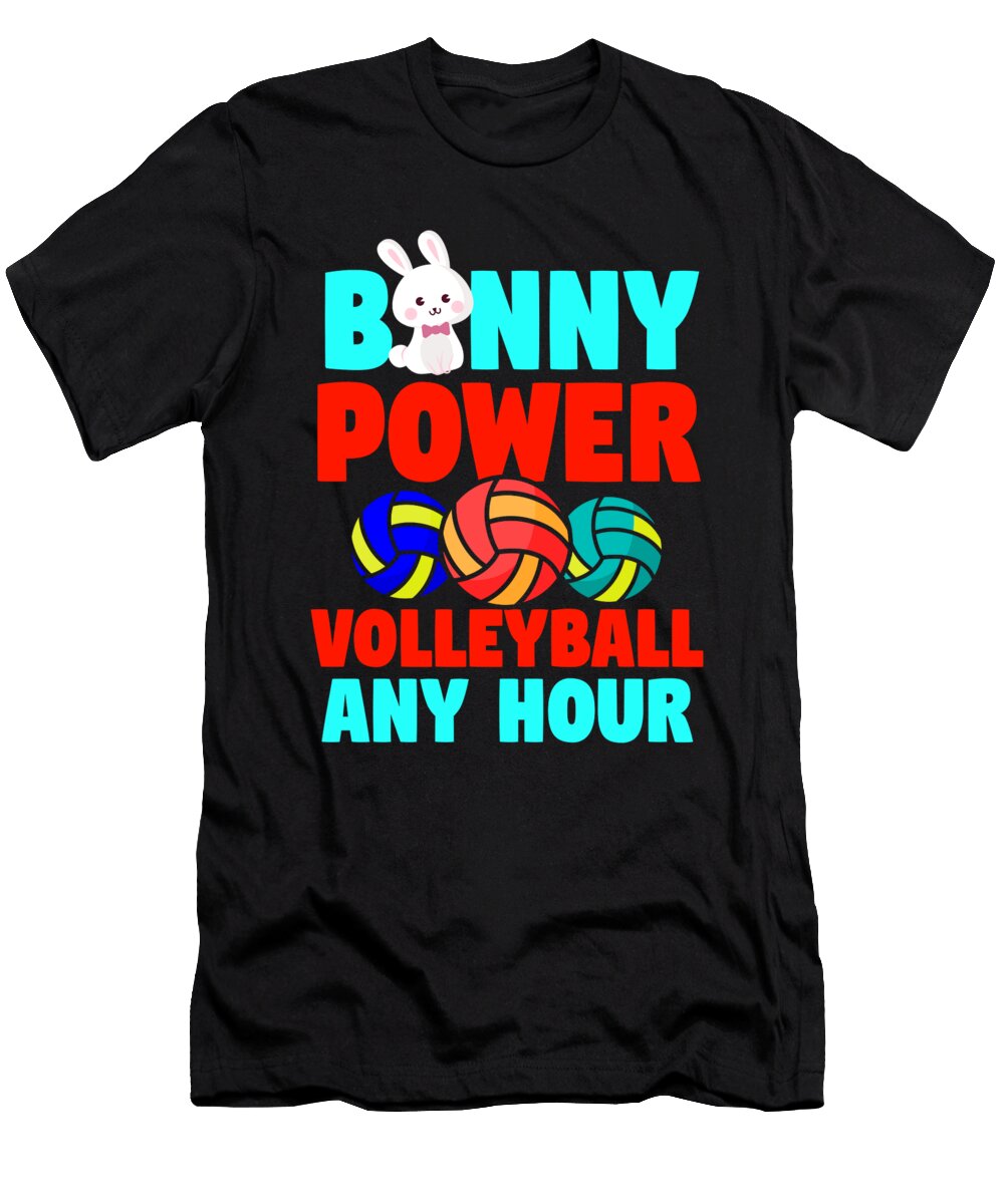 4 Easter Volleyball Bunny Holiday Rabbit Sport Toms Store T-Shirt