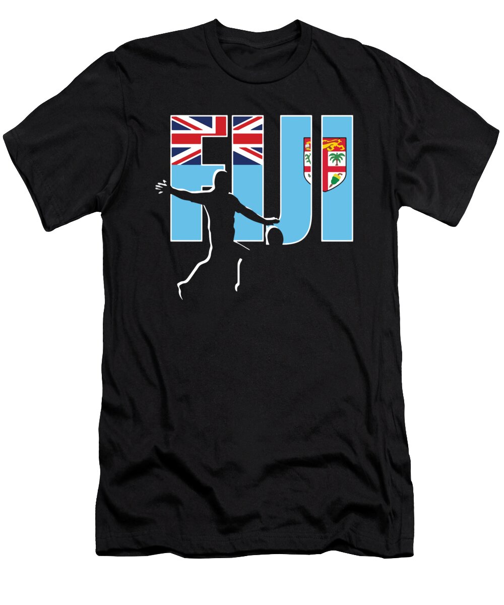 4 Fiji Rugby 2019 Fans Kit for Fijian Supporters Players Coaches and Rugger Football Lovers Martin Hicks T-Shirt