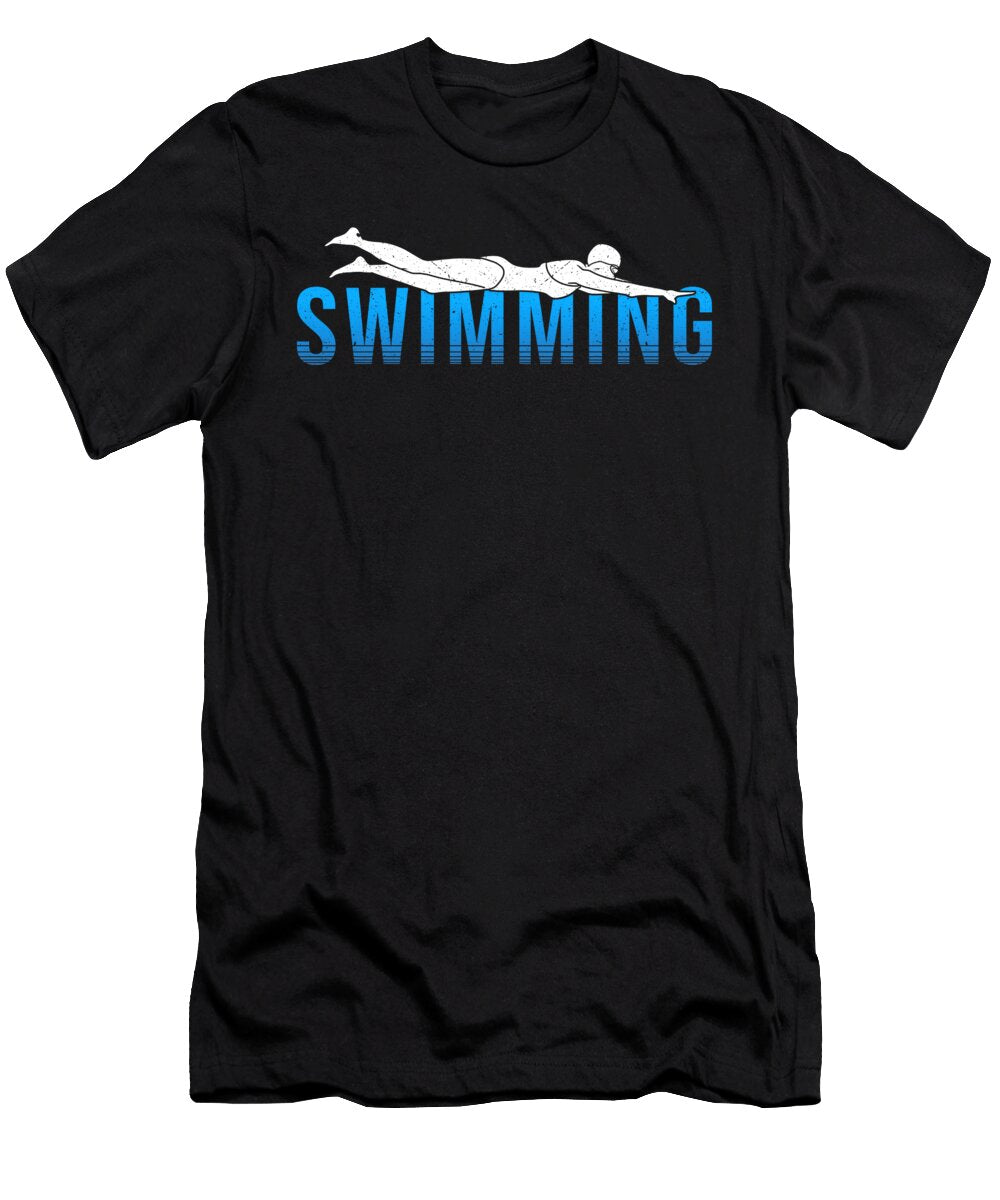 4 Funny Swimming Swimmer Swim Lifeguard Mermaid Teequeen2603 T-Shirt