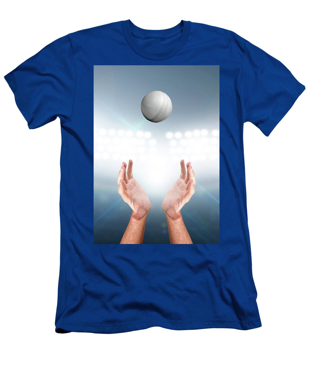 4 Hands Catching Ball Allan Swart T-Shirt