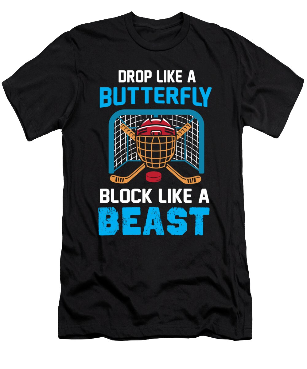 4 Ice Hockey Goalie Gift for Ice Hockey Fans Raphaelartdesign T-Shirt