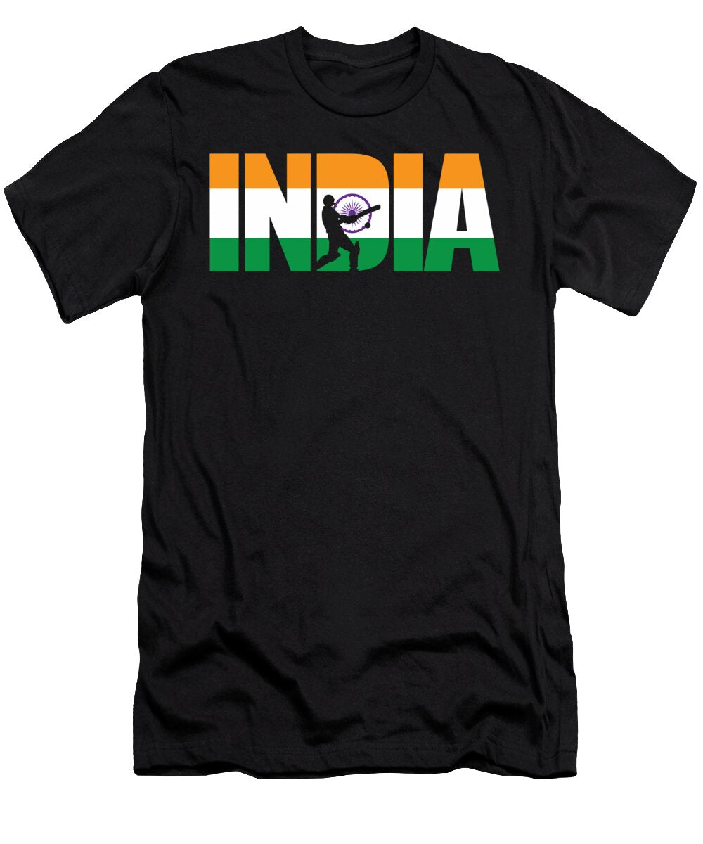 4 India Cricket Design 2019 Indian International Fans Design Cricketers Batsman Bowler Wicket Keeper and Fans Alike Martin Hicks T-Shirt