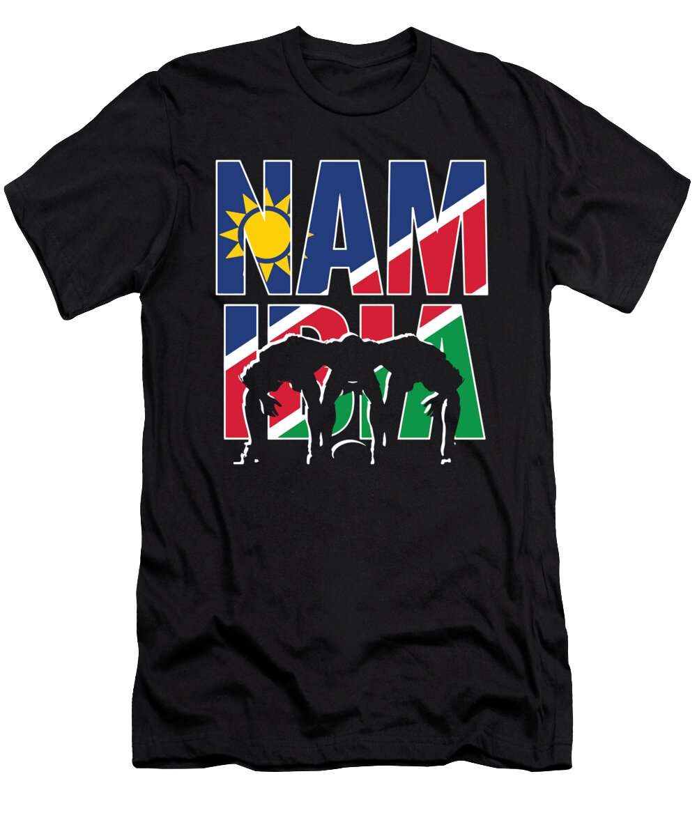 4 Namibia Rugby 2019 Fans Kit for Namibian Supporters Players Coaches and Rugger Football Lovers Martin Hicks T-Shirt