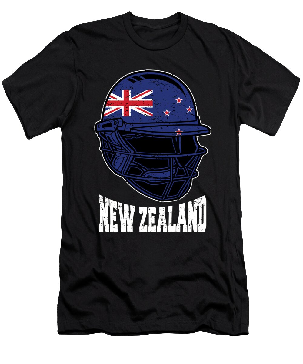 4 New Zealand Cricket Kit 2019 All Blacks International Fans Gift Martin Hicks T-Shirt