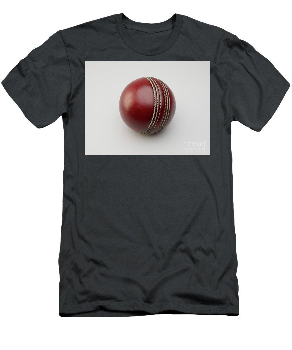 4 Red Cricket Ball Allan Swart T-Shirt