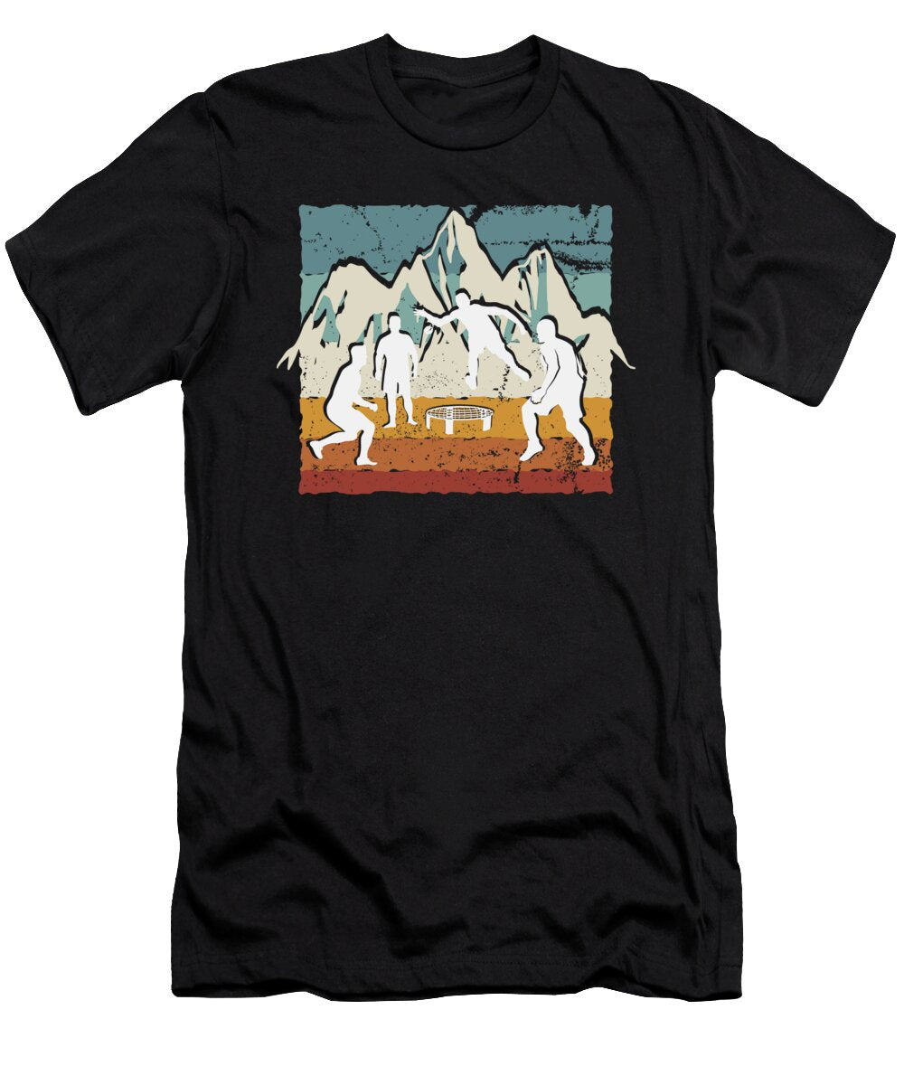 4 Roundnet Wonderful Nature Greenoptix T-Shirt