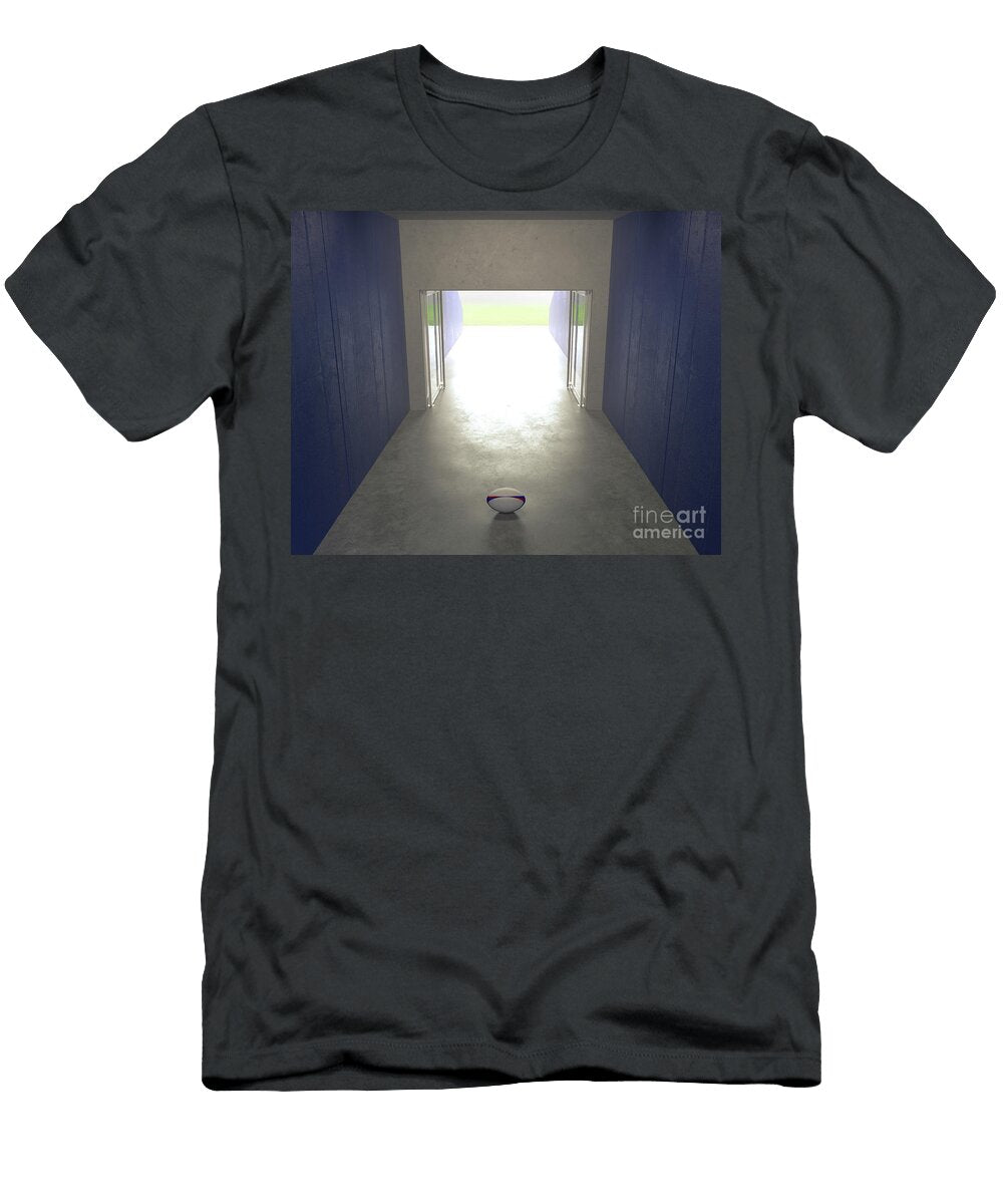 4 Rugby Sports Stadium Tunnel Entrance Allan Swart T-Shirt